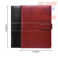 High Grade Noble Design PU Notebook with Magnetic Lock and Spiral Inside